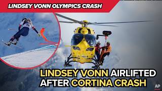Fans Gasp as Lindsey Vonn Crashes Seconds Into Cortina Women’s Downhill | Crowd Reaction