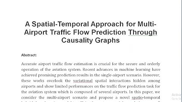 A Spatial Temporal Approach for Multi Airport Traffic Flow Prediction Through Causality Graphs