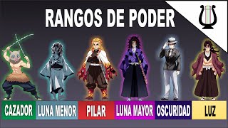 Explicación: Los 9 RANGOS de Poder de Kimetsu no Yaiba