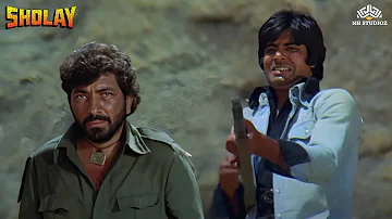 अगर किसी ने हिलने की कोशिश की तो भून कर रख  दूंगा  Super hit Hindi movie SHOLAY  #amitabhbachchan