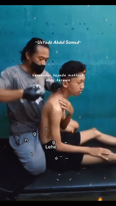 leher kaku, ngga bisa nengok