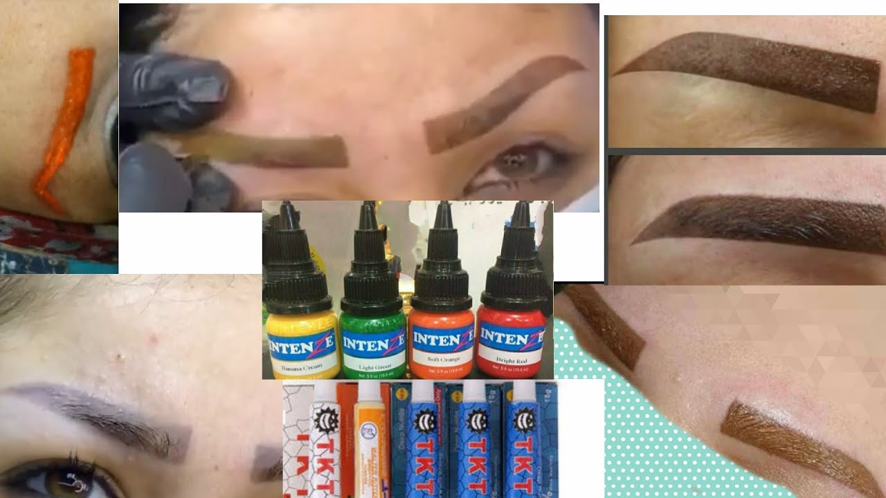 توضيح كامل لطريقه #عمل_تاتو_الحاجب من البدايه للنهايه .الاحبار الخاصه للمبتدأت بصندوق الوصف