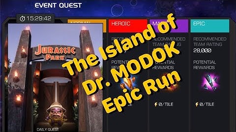 The Island of Dr. M.O.D.O.K - Event Quest - Epic | MCOC