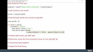 Python Course Pig Latin Translator Part 2