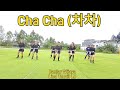 Cha Cha (차차) Line Dance (Demo: Lina Tanzil &amp; Friends Banjar Wijaya) - 070325