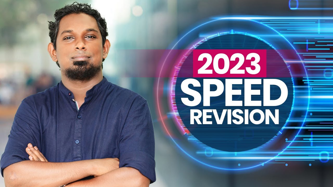 Speed Revision 2023 Speed Revision ආරම්භය - YouTube