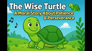 The Wise Turtle 🐢 A Moral Story About Patience & Perseverance