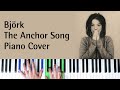 Bjrk  the anchor song piano cover