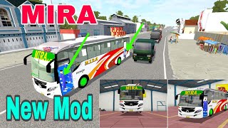 New Mod Review BUSSID | MIRA BUS | Indonesia Bus Simulator....AR screenshot 4