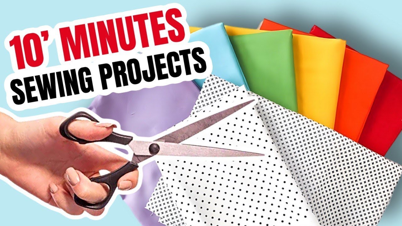 2 Sewing Projects To Make In Under 10 Minutes YouTube