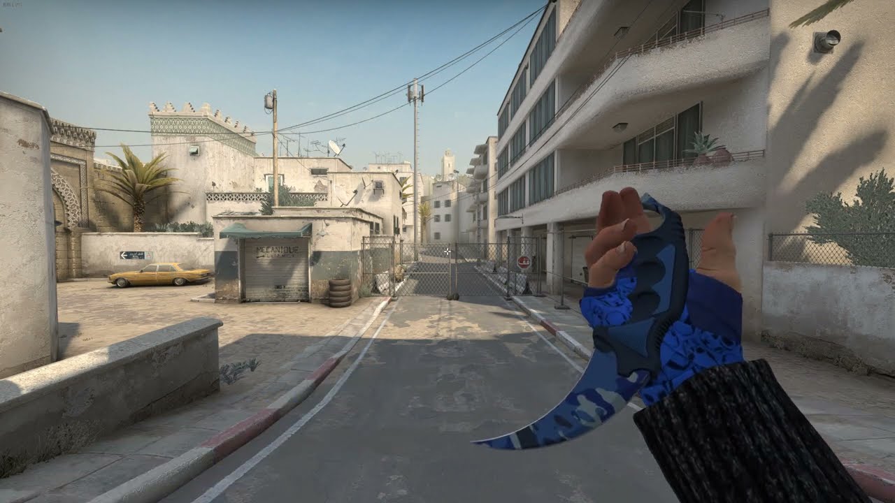 CS:GO Karambit Bright Water Factory New + Hand Wraps Cobalt Skulls Factory New | SKIN SHOWCASE