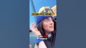 Billie Eilish Ocean Eyes gaat viraal #billieeilish #shorts