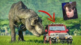 T-REX ONTSNAPT !! | Jurassic World Evolution 2 #1 screenshot 1