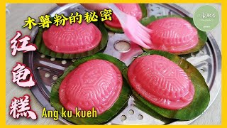 红龟糕绿豆馅做法 │ 不加木薯粉可以吗为什么蒸的时候一定要开盖Ang ku kueh 【ENG SUB】