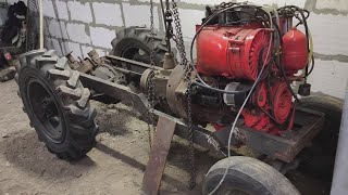 картинка: Саморобний трактор Т-25 Порізав раму Двигун Д-21 Коробка Газ-51