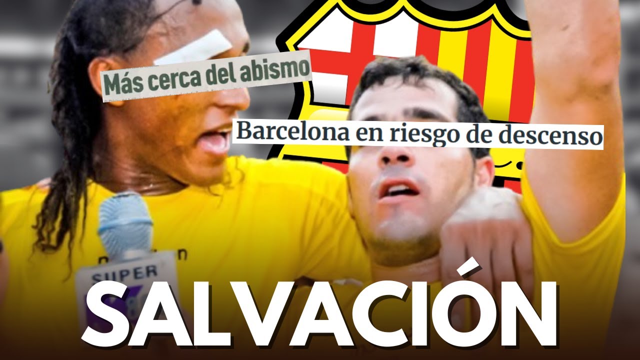 El Día que BARCELONA SC Salvó la Categoría en 2009