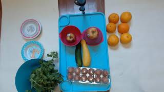 Creative Portrait Making with various cooking ingredients