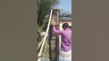 column plumb Bob check method #construction #civilengineering #leveling