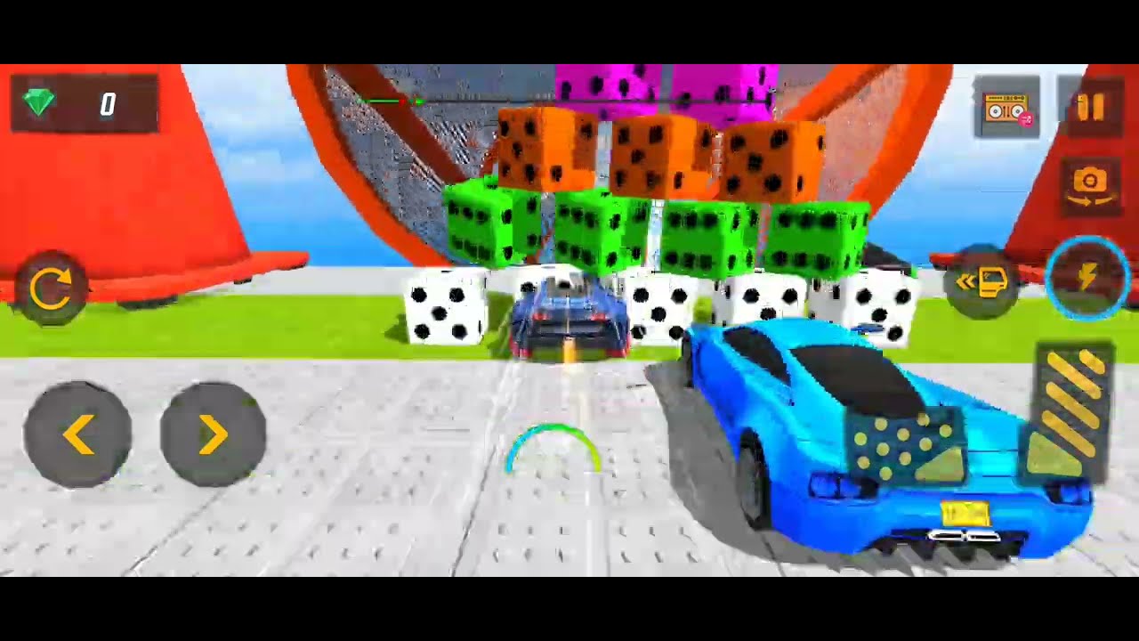 impossible mega ramp||ramp car game play|| Android game play||ramp car ...