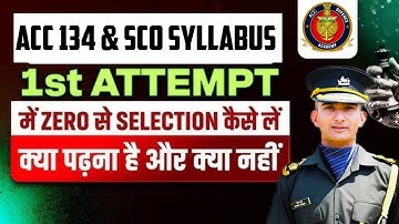 ACC 134 & SCO 59 Syllabus Full Detail | Complete  Breakdown + Preparation Strategy | Blueprint 