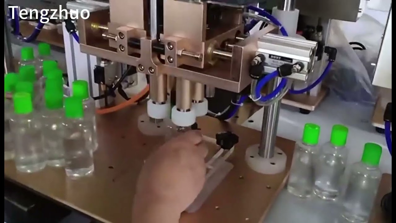 Semi-automatic capping machine
