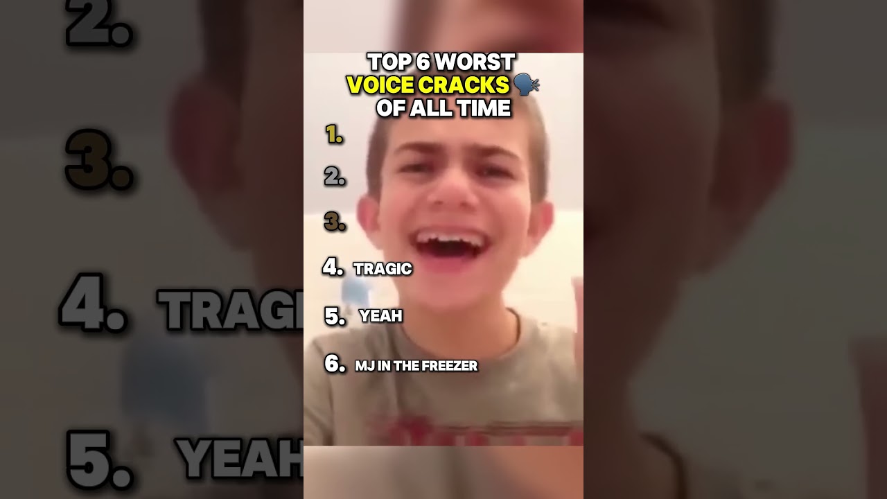 Top 6 VOICE CRACKS Of ALL TIME 💀🔊 