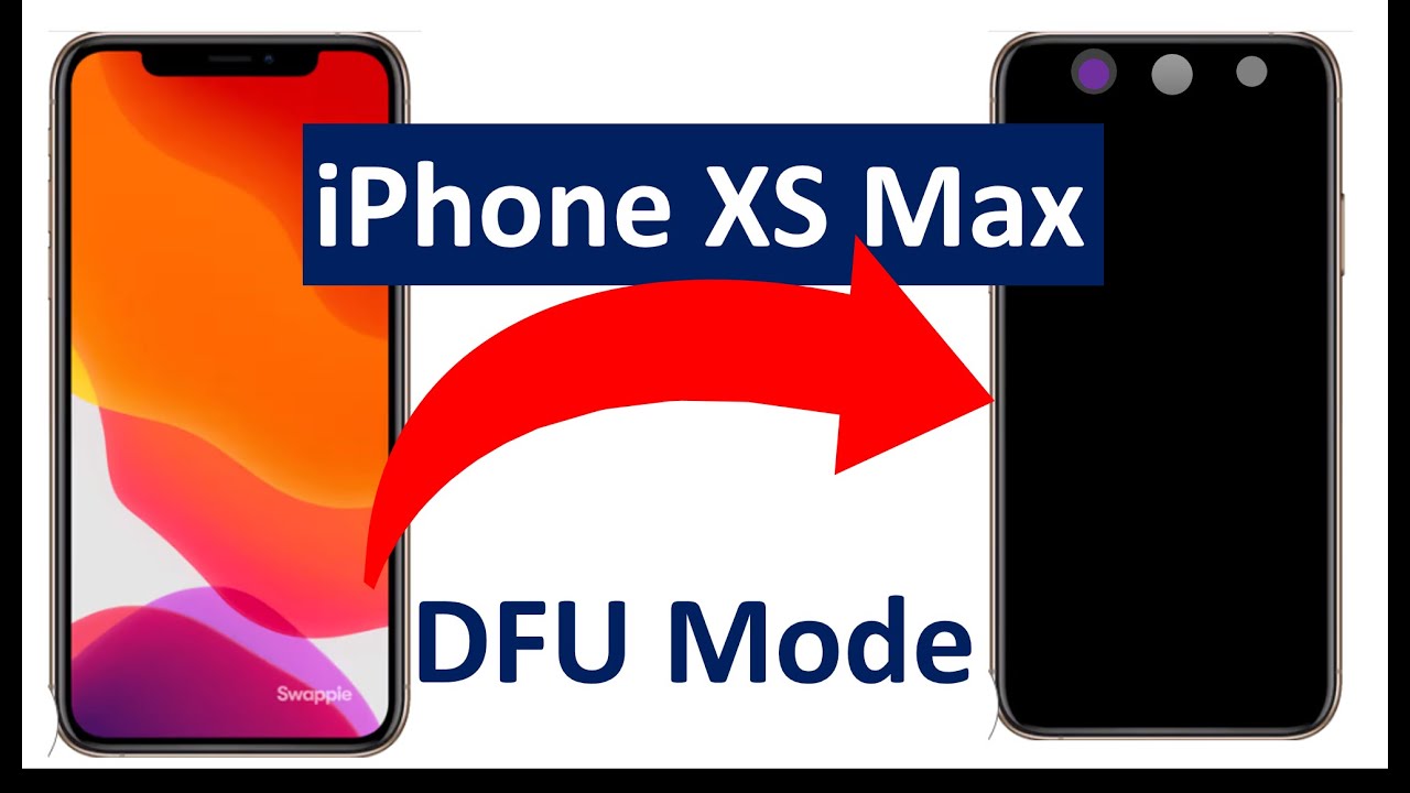 how-to-put-iphone-xs-max-into-dfu-mode-youtube