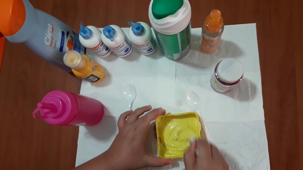 Come fare il fluffy Slime con la colla Giotto e acido borico