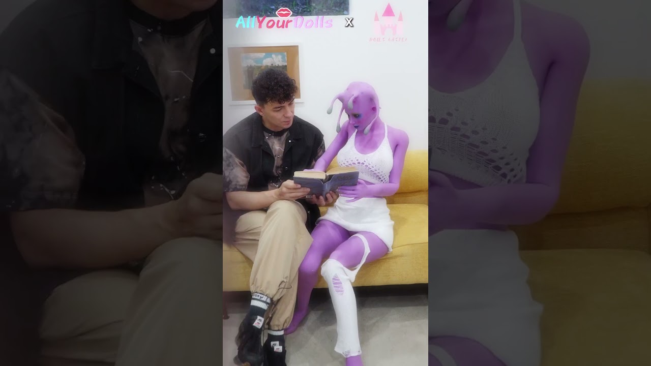 Life with an Alien Female Doll-Eating & Reading