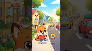 ⚽🚦 Don't Chase a Ball Into the Road! | Kids Safety Tips | Fun Cartoon