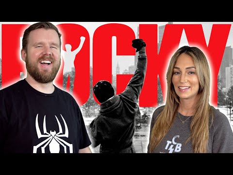 My wife REACTS to ROCKY for the FIRST Time!