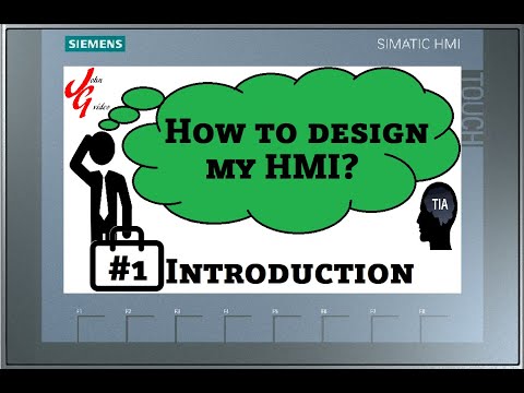 Introduction to HMI project (TIA Portal/WinCC: #1)
