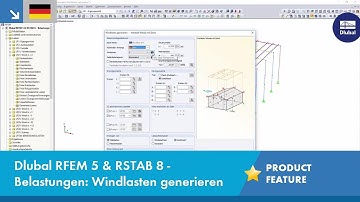 Dlubal RFEM 5 & RSTAB 8 - Belastungen: Windlasten generieren