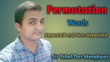 Permutation part-2, Words, Repeated and Non Repeated letters