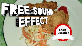 free sound effect eating fried chicken - efek suara makan ayam goreng krispi