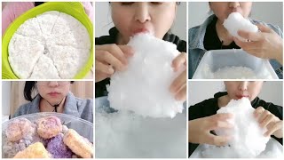 ASMR FREEZER FROST ICE EATING