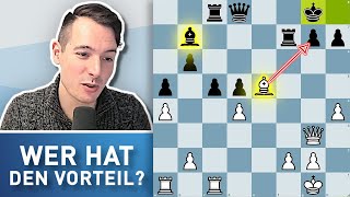 Die Macht der UNGLEICHFARBIGEN Läufer || GM Huschenbeth vs. GM Postny screenshot 5