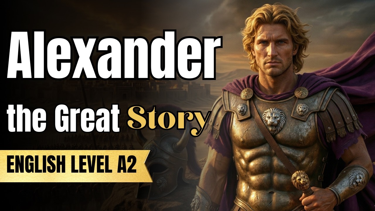 Story of Alexander the Great Easy English Stories | English Listening Practice | Graded Readers