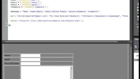Feedback Form Tutorial - HTML & PHP