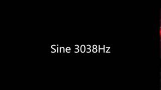 Sine 3038Hz Audio Only