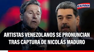 Download Lagu 🔴🔵 Artistas venezolanos se pronuncian tras captura de Nicolás Maduro: \ MP3