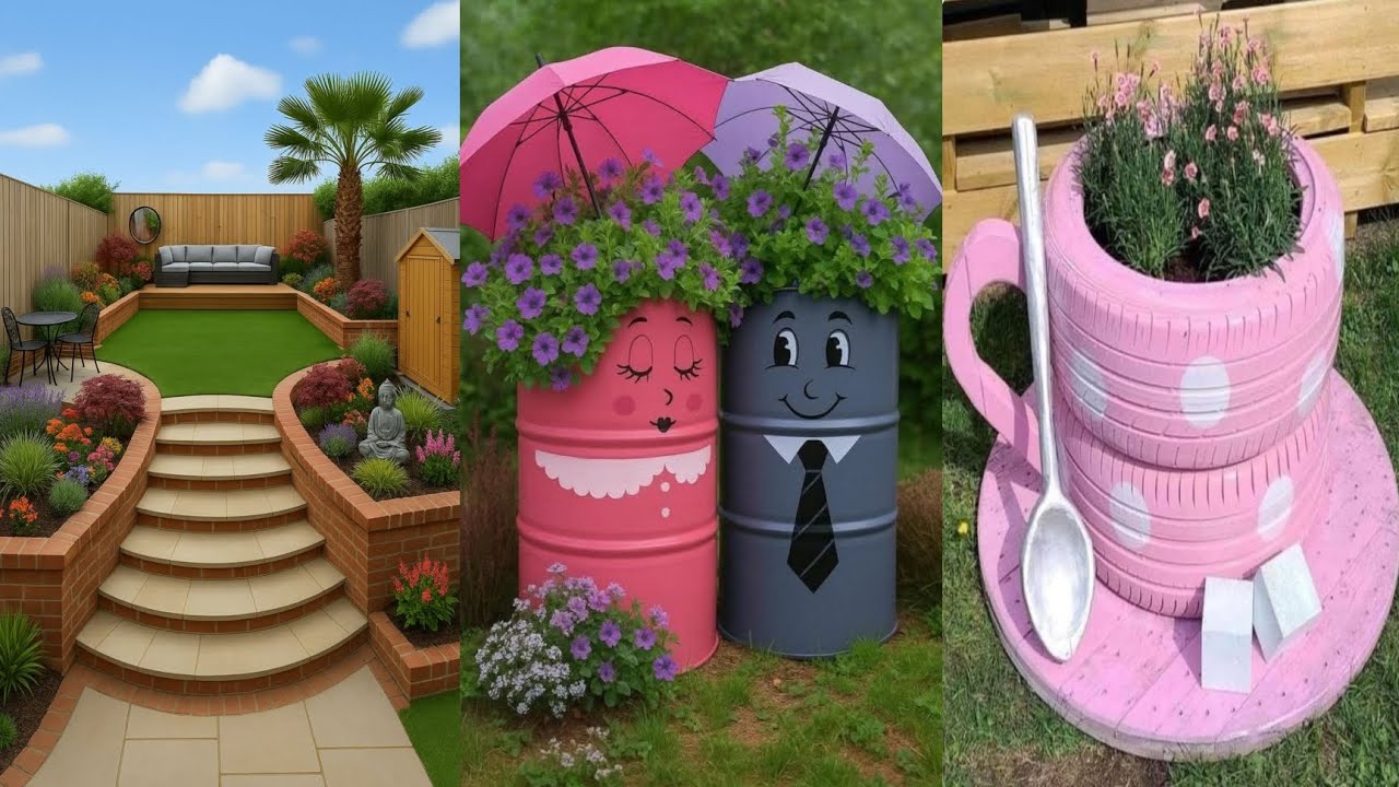 Small Garden ideas, Garden ideas, Small Garden Design, Garden Design ideas, DIY, Garden