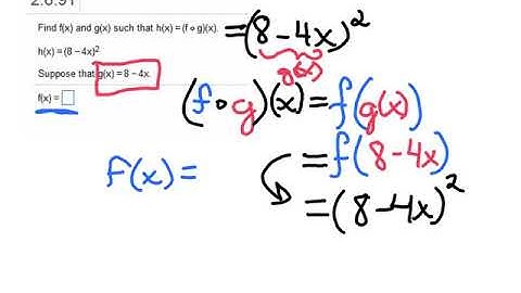 Decomposing a composite function into its component functions