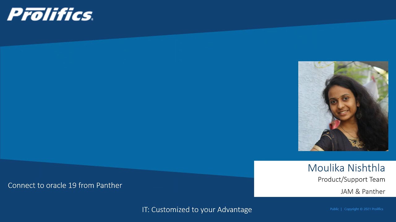 Panther & Oracle19c Database