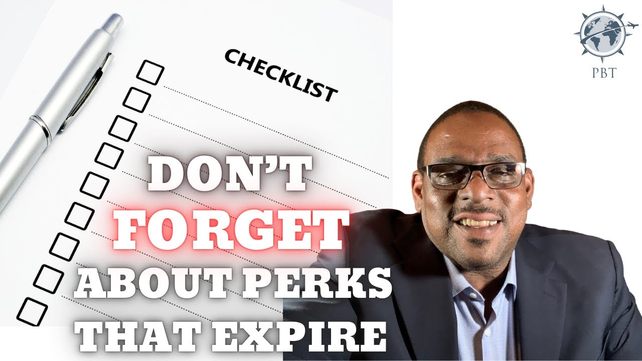 Don't Let Your Credit Card Perks Go To Waste