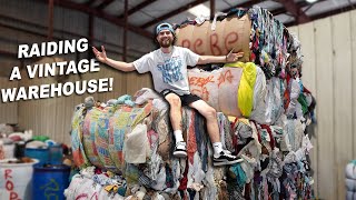 I Bought Tons Of Vintage At A Rag House! $3000 Clothing Haul!
