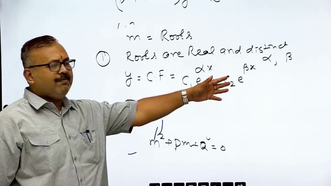 Concept of Second Order Differential Equation with Constant Coefficient –Part I