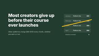 Launch your online course without the monthly bill | learnfrom.co News