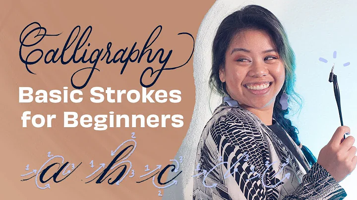 Copperplate calligraphy basic strokes for beginners