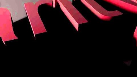 3D Text Fly By (Cinema 4D)